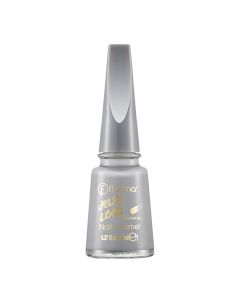 Nail enamel, JL24 Light Grey, Jelly Look, Flormar, glass and plastic, 11 ml, gray, 1 piece