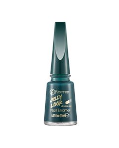 Nail enamel, JL17 Green Passport, Jelly Look, Flormar, glass and plastic, 11 ml, green, 1 piece