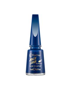 Nail enamel, JL14 Torres Blue, Jelly Look, Flormar, glass and plastic, 11 ml, blue, 1 piece
