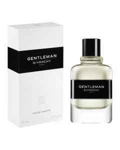 Eau de toilette (EDT) for men, Gentleman, Givenchy, glass, 50 ml, white, black and transparent, 1 piece