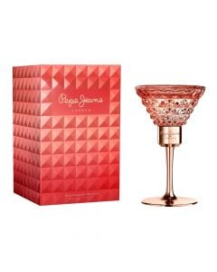 Eau de parfum (EDP) for women, For Her, Pepe Jeans, glass and metal, 50 ml, red, 1 piece
