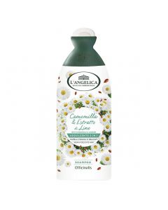 Soothing shampoo, L'Angelica, plastic, 250 ml, white and green, 1 piece