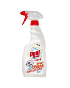 Detergjent sprai kundër mykut për pllakat, Dual Power, plastikë, 500 ml, e bardhë, 1 copë