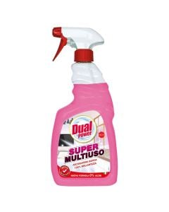 Detergjent pastrues sprai universal, Dual Power, plastikë, 750 ml, rozë, 1 copë