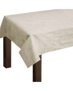 Tablecloth for 12 persons, Cotton & Color, cotton, 140x240 cm, beige, 1 piece