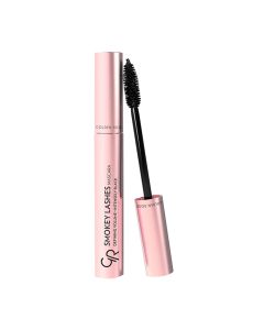 Volumizing and defining eyelashes mascara, Smokey Lashes, Golden Rose, plastic, 9.3 ml, rose gold, 1 piece
