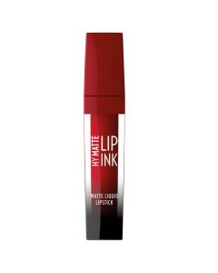 Liquid lipstick, 12 Cherry Red, My Matte Lip Ink, Golden Rose, plastic, 5 ml, cherry red, 1 piece