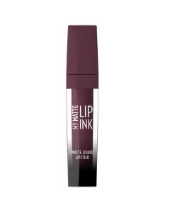 Liquid lipstick, 14 Mauve, My Matte Lip Ink, Golden Rose, plastic, 5 ml, dark mauve, 1 piece