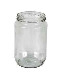 Kavanoz 720 cc, Dia.8x14 cm, (ngjyrë transparente), qelq