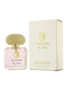 Eau de parfum (EDP) for women, My Name, Trussardi, glass, 50 ml, cream and pink, 1 piece