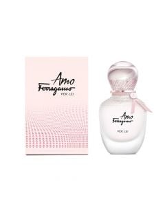 Eau de parfum (EDP) for women, Amo per Lei, Salvatore Ferragamo, glass, 30 ml, pink, 1 piece