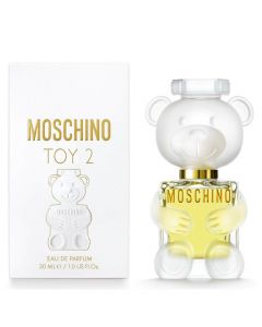 Eau de parfum (EDP) për femra, Toy 2, Moschino, qelq, 100 ml, gold, e bardhë dhe transparente, 1 copë