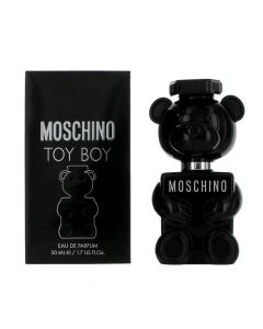 Eau de parfum (EDP) për meshkuj, Toy Boy, Moschino, qelq, 50 ml, e zezë dhe argjend, 1 copë