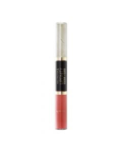 2 in 1 lipstick and lip gloss, 610 Constant Coral, LipFinity Color & Gloss, Max Factor, plastic, 3 ml, coral and white, 1 piece