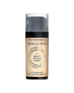 3 in 1 colour-correcting and protective makeup primer, Miracle Prep, Max Factor, plastic, 30 ml, cream, 1 piece