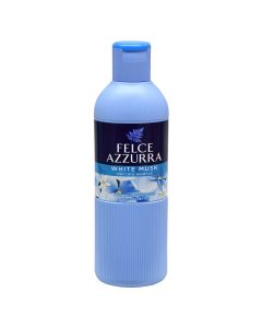 Body wash, Muschio Bianco, Felce Azzurra, Paglieri, plastic, 650 ml, blue, 1 piece