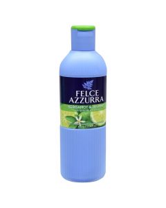 Body wash, Bergamotto and Fiori di Cedro, Felce Azzurra, Paglieri, plastic, 650 ml, blue and green, 1 piece