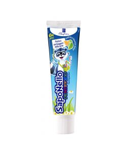 Toothpaste for children, Saponello, Paglieri, plastic, 75 ml, blue, 1 piece