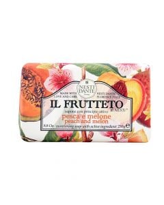 Solid soap, Il Frutteto, Nesti Dante, paper, 250 g, green and orange, 1 piece