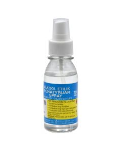 Denatured ethyl alcohol spray, Aquila Liquori, plastic, 100 ml, transparent, 1 piece