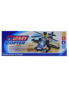 Military toy helicopter for children, Military Copter, plastic, 26.5x10x8 cm, miscellaneous, 1 piece