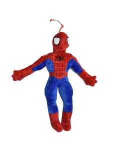 Lodër pellushi Spiderman për fëmijë, poliestër sintetike, 45x20x10 cm, e kuqe dhe blu, 1 copë