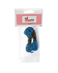 Muline for embroidery, 8.75yd, 100% cotton, sky blue