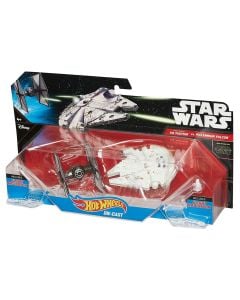 Toy spaceship set, Hot Wheels, Mattel, plastic, 30x17x7.5 cm, white and red, 2 pieces