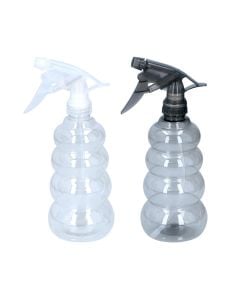 Spray bottle, plastic, 550 ml, 5.5x5.5x21cm, mixed