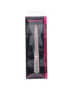Nail file, stainless steel, 12 cm, silver