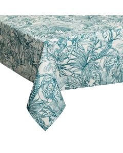 Tablecloth 140x240 cm, green leaves