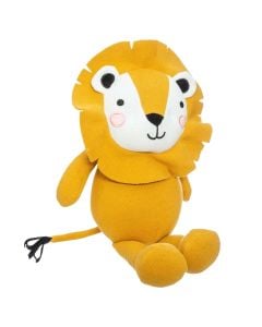 Lodër pellushi luan për fëmijë, Atmosphera, pambuk dhe poliestër, 38 cm, e verdhë, 1 copë