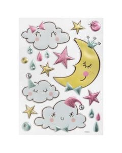 Stickers for kids, Atmosphera, polyvinyl chloride (PVC), 21x30 cm, miscellaneous, 1 piece