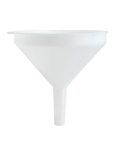 Funnel 21 cm, plastic, white