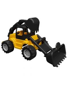 Toy dozer truck for children, plastic, 32 cm, yellow and black, 1 piece