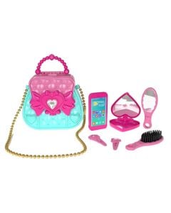 Makeup accessories bag for children, plastic, 24 cm, miscellaneous, 5 pieces