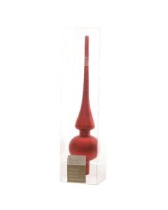 Decorative tree top, Size: 26 cm Color: Red, Material: Plastic