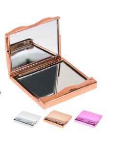 Makeup mirror, ABS plastic and glass, 7x6.5 cm, miscellaneous, 1 piece