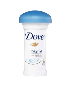 Original antiperspirant cream, Dove, plastic, 50 ml, white and blue, 1 piece
