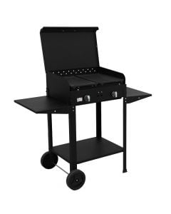 Gas barbecue, Zeus ", with 2 hearths, 40x50x90 cm, black