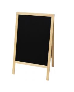 Menu chalkboard, wood, 60x90 cm, black, 1 piece