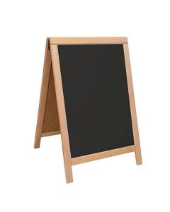 Tabelë e zezë, dru, 40x55 cm, e zezë, 1 copë