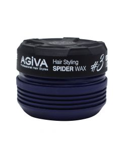 Hair wax, 03 Spider Effect, Agiva, plastic, 175 ml, turquoise, 1 piece