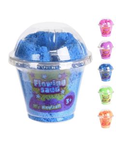 Rërë kinetike për fëmijë, Flowing Sand, polipropilen dhe rërë kinetike, 58 g, mikse, 1 copë