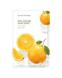 Maskë rigjeneruese për fytyrën, Orange, Nature Republic, mikrofibër, 23 g, portokalli, 1 copë