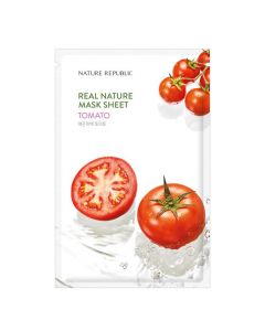Maskë ushqyese dhe hidratuese për fytyrën, Tomato, Nature Republic, mikrofibër, 23 g, e kuqe, 1 copë