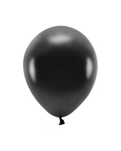 Eco balloons, Party Deco, latex, 26 cm, black, 100 pieces