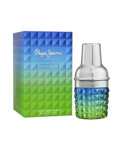 Parfum për meshkuj, Pepe Jeans, Cocktail Edition For Him, EDT, qelq dhe metal, 30 ml, blu dhe e gjelbër, 1 copë