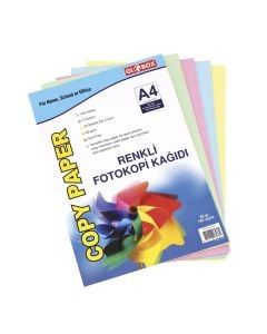 Pastel colored paper sheets, Globox, paper, 29.7x21 cm, miscellaneous, 1 piece