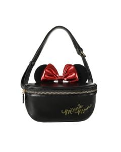 Çantë mesi, Minnie Mouse Collection, Miniso, plastikë PVC, 21.5x7x18 cm, e zezë dhe e kuqe, 1 copë